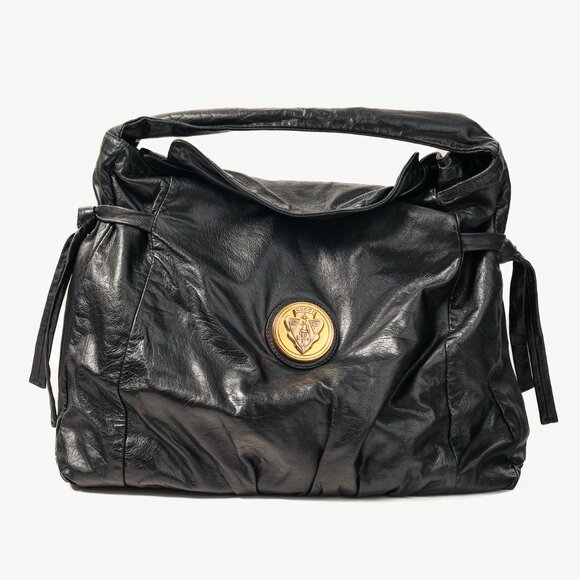 Gucci Medium Hysteria Black Leather Hobo Bag - Picture 1 of 11